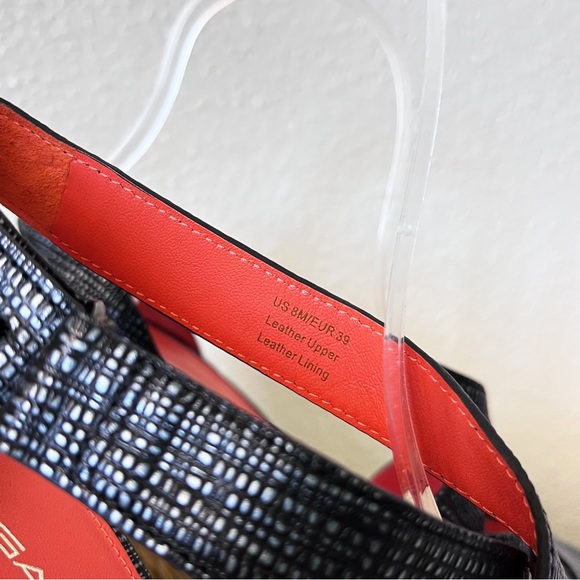 Via Spiga  Karla Black Espadrille Platform Wedges Size 8 - Picture 9 of 11